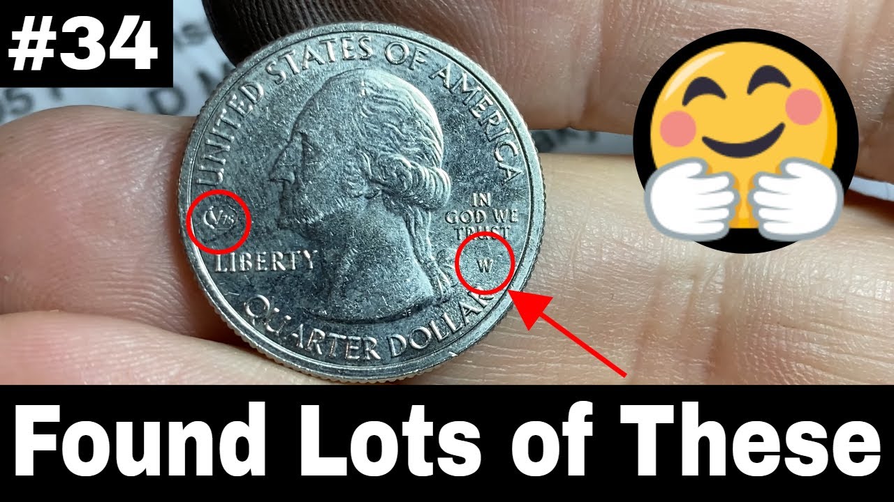 Lots of W Quarters Found - Quarter Hunt and Fill #34