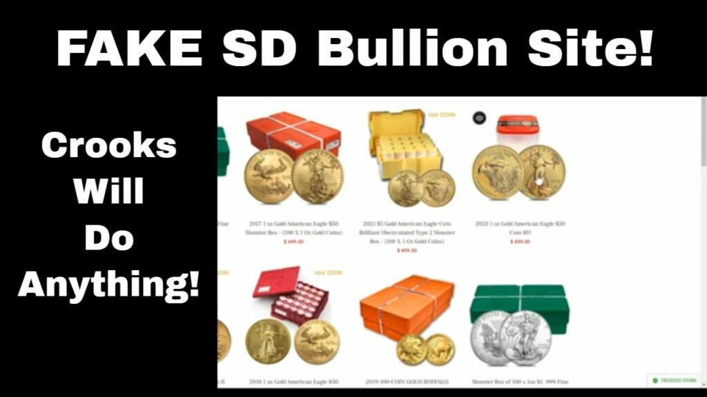 IMPOSTER Bullion Dealer Sites - FAKE SD Bullion Websites!