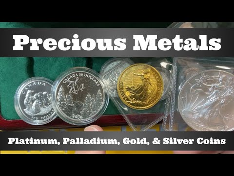 Precious Metals - Platinum, Palladium, Gold, & Silver Coins