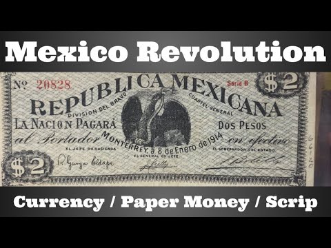 Mexico Revolutionary Currency / Paper Money / Emergency Scrip
