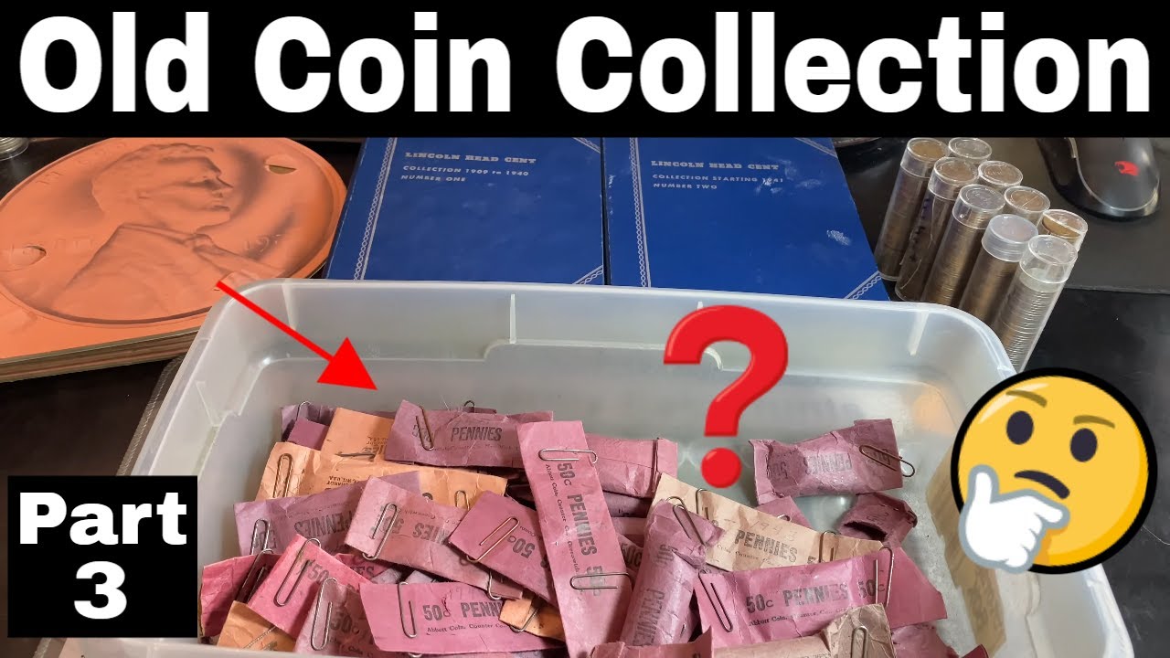 I Bought an Old Coin Collection With Old Wheat Penny Rolls