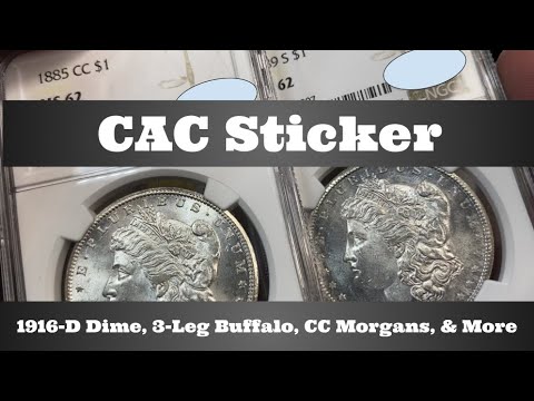 CAC Sticker Open Box - 1916-D Mercury Dime, 3-Leg Buffalo Nickel, CC Morgan Dollars, & More