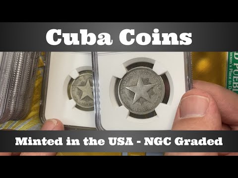 Cuba Coins - Minted in the USA - NGC Graded