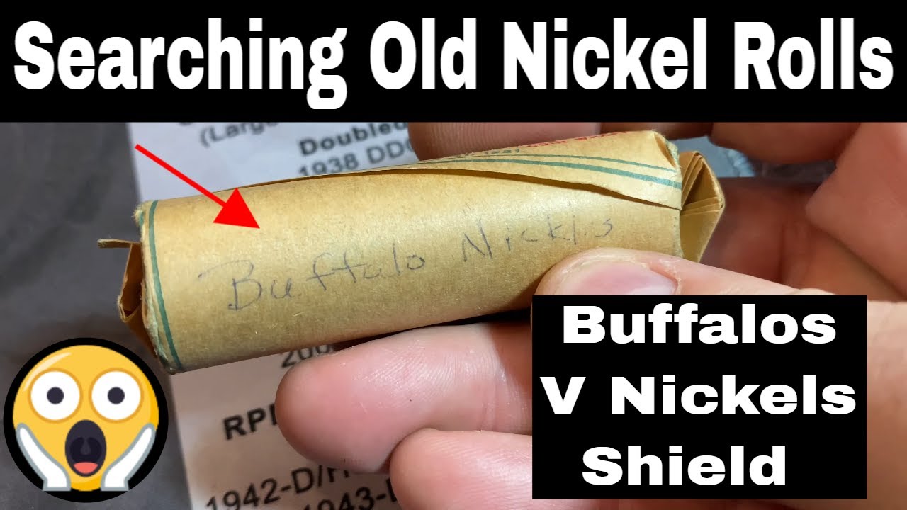 Searching a Bag of Old Nickel Rolls for Rare Coins