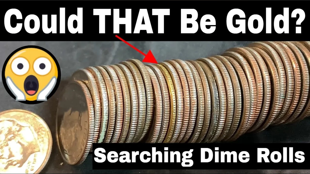 Found "Gold" and Silver Coins Searching Customer Rolls - Dime Time