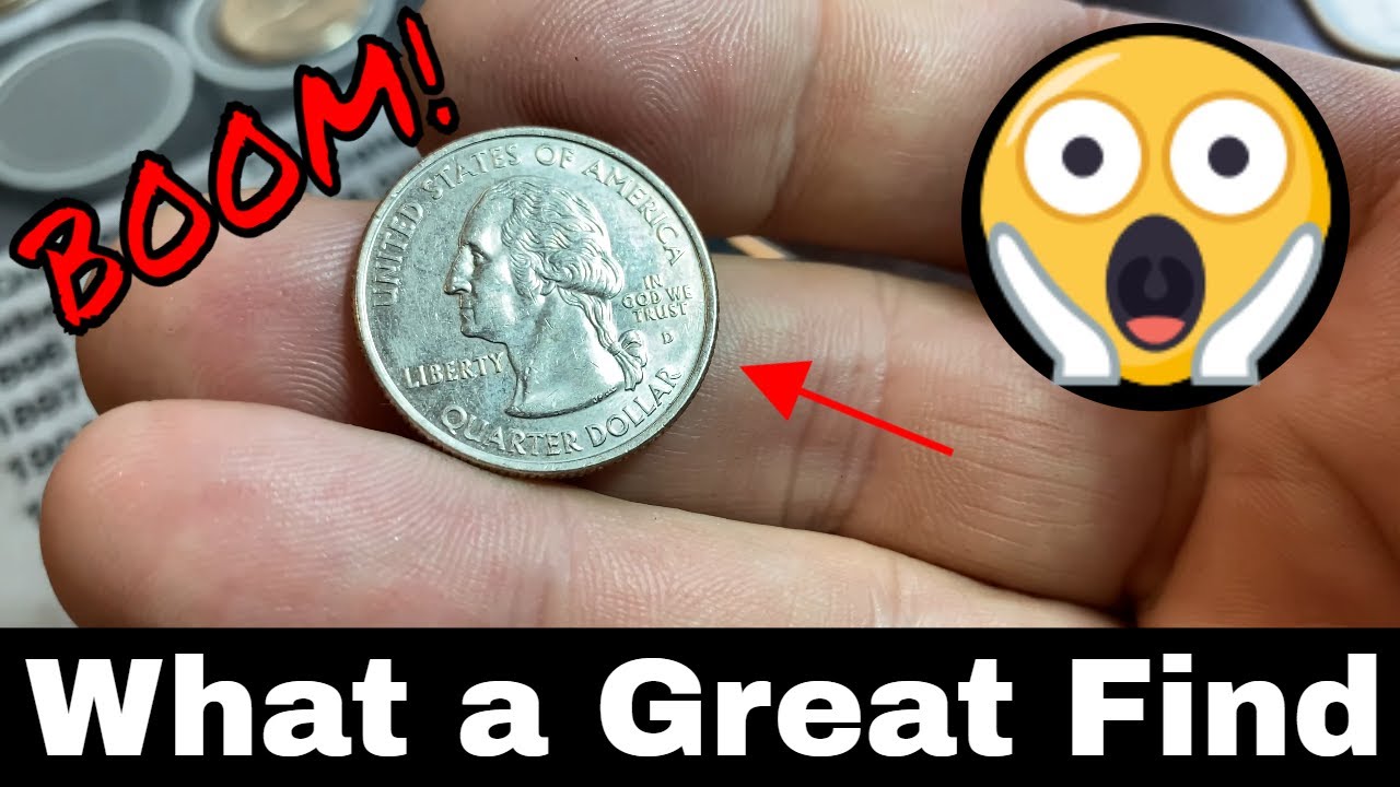 Rare Quarter Error Found Inside A Roll of Quarter From the Bank