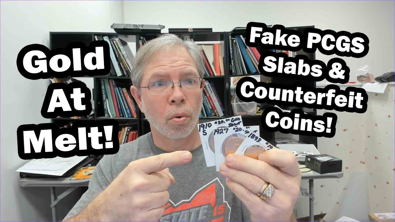 At The Coin Show - Pre 33 Gold At Melt ! Counterfeit Coins!
