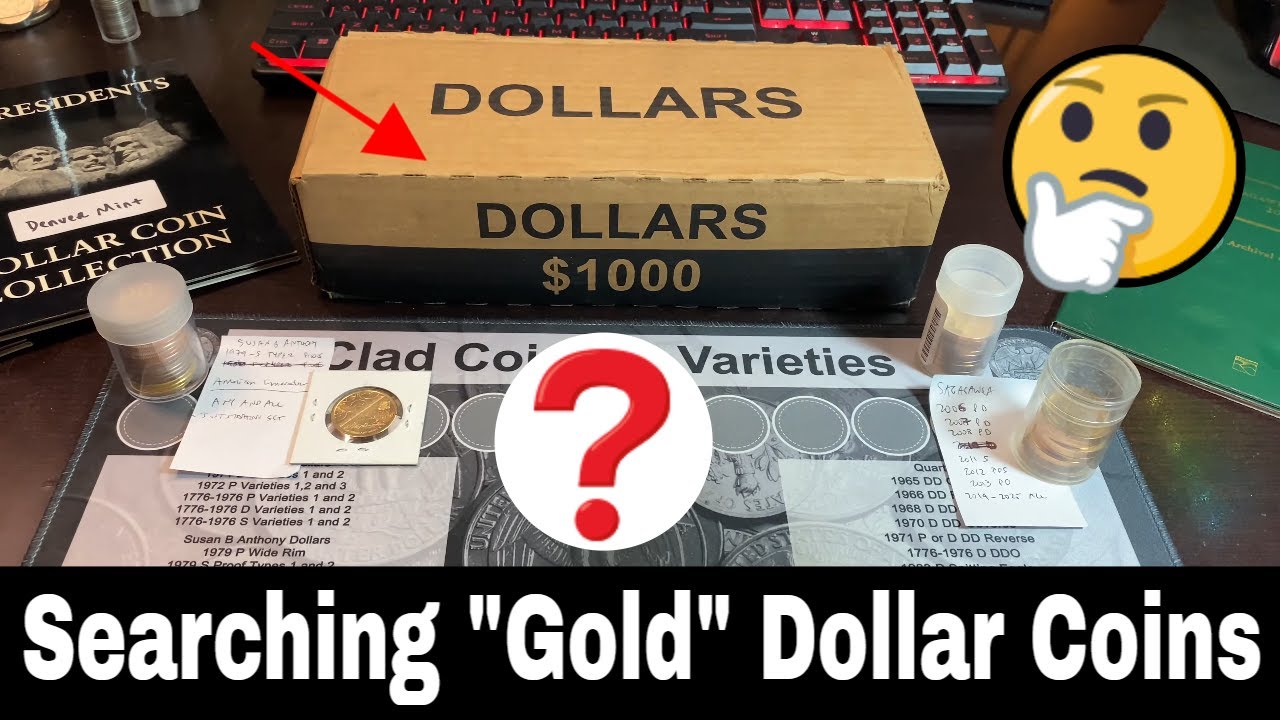 Searching $1 Dollar Coins - "Gold Dollars" and Susan B Anthony Dollars