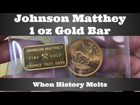 Johnson Matthey (JM) 1 oz Gold Bar - When History Melts