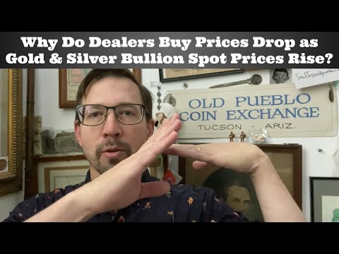 Why Do Dealer Buy Prices Drop as Gold & Silver Spot Prices Rise?