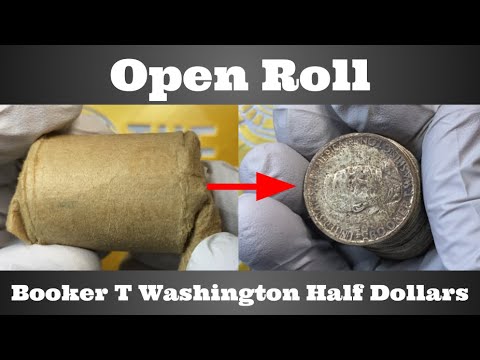 Open Roll - Booker T Washington Commemorative Half Dollars