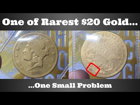 One of the Rarest $20 Gold Coins...One Small Problem - Beware of Altered Coins! - 1885 "P" $20 Gold