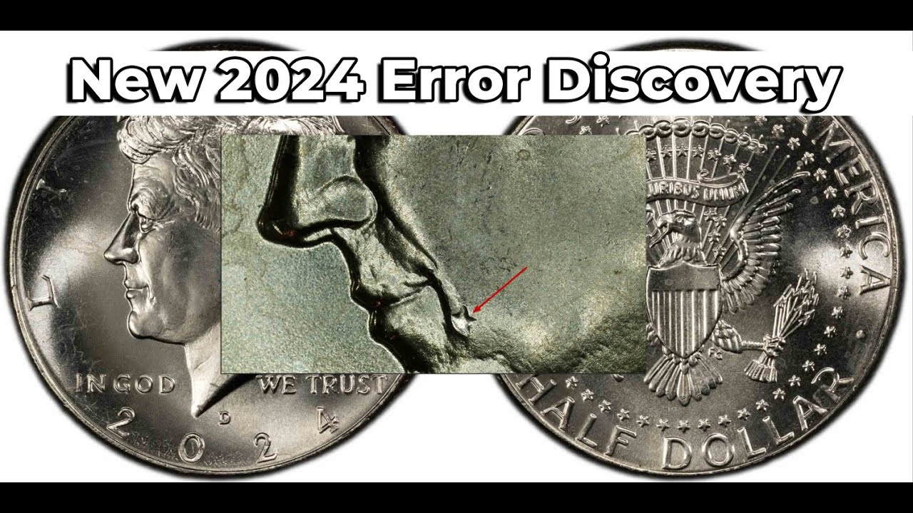 2024 Kennedy Half Dollar Dropped Star Error PCGS Labeled