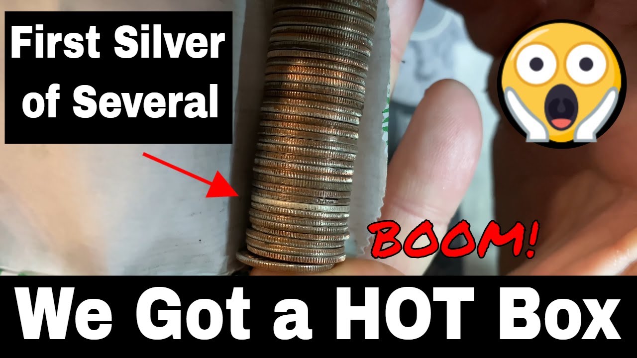 HOT BOX - Silver Dimes FOUND Coin Roll Hunting - Dime Time