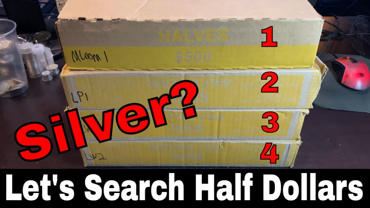 Hunting Half Dollar Boxes for Silver Coins